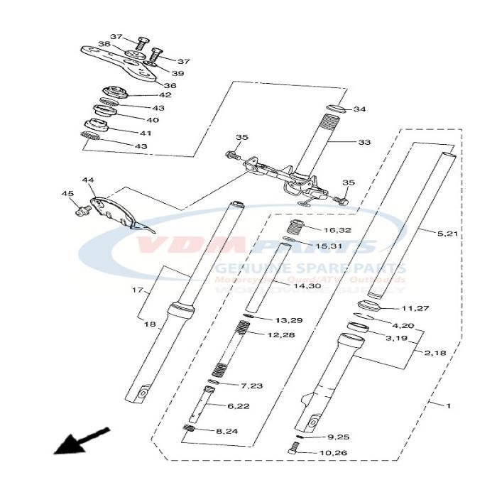 Bolt (3PP) 90106-10046 , Yamaha