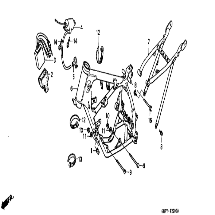 Bolt Flange, 90113-kto-670 , Honda