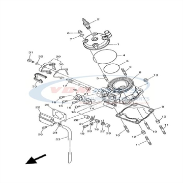 Bolt Stud Yamaha,  90116-08028 , Yamaha