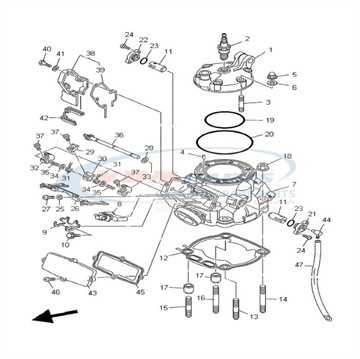 Bolt stud (3R4),  90116-10314 , Yamaha