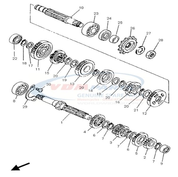 NUT, (1L8) Yamaha, 90179-16226