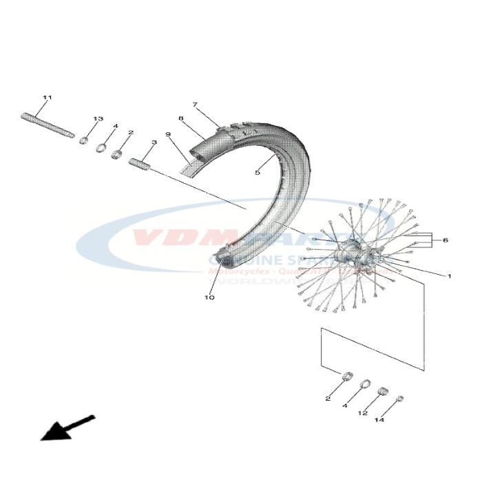 NUT, Yamaha, 90179-18011