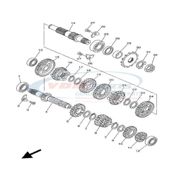 Collar, Yamaha, 90387-22004