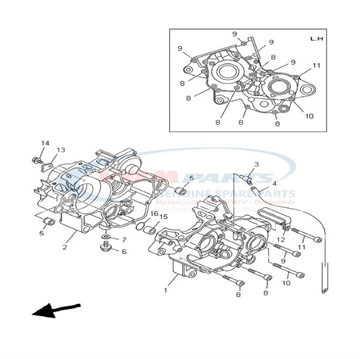 Gasket, 5R6, , 90430-10171 , Yamaha