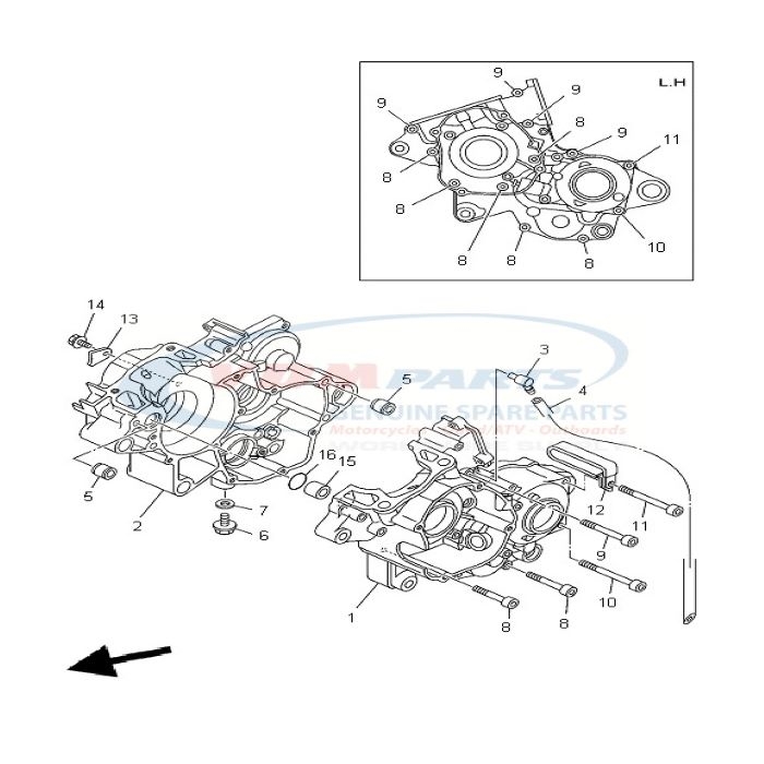 Gasket, 5R6, , 90430-10171 , Yamaha