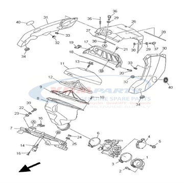 Crommet 4DN, Yamaha, 90480-01558