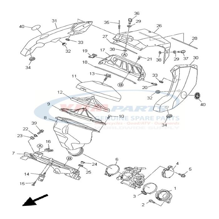 Crommet 4DN, Yamaha, 90480-01558