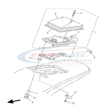 Grommet 839774310000, 90480-14023 , Yamaha