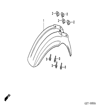 Washer 6x20, Honda, 90512-300-000