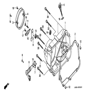 Oil seal, 12x2x4 (Arai), 91201-035-015 , Honda