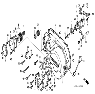 Oil, seal, Honda, 91201-965-000 , Honda