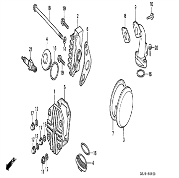 O-Ring 27x2,0 (ARAI), 91301-GK4-871 , Honda