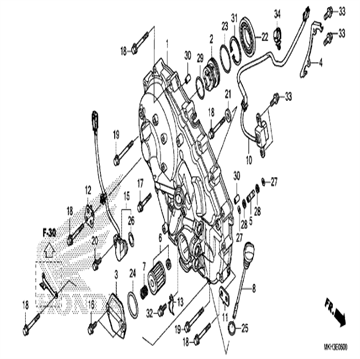 O-ring, 39,8x2,2 (ARAI), 91302-PA9-003 , Honda