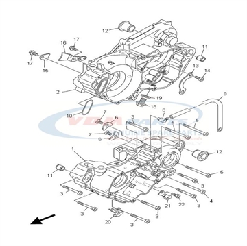 Bolt, Yamaha, 91312-06060