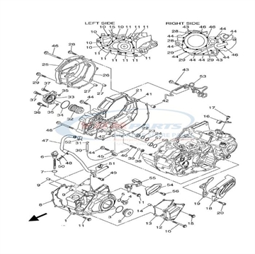 O-ring (583-Oil drain bolt) Yamaha, 93210-07135