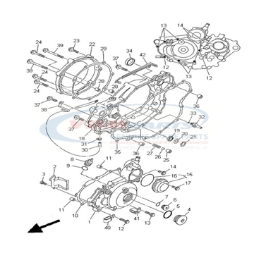 O-ring (2H9), Yamaha, 93210-14369