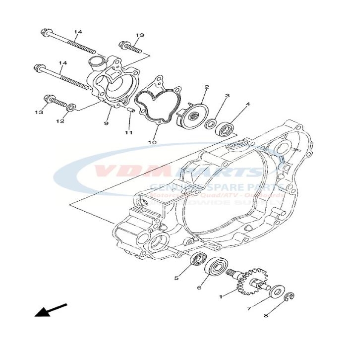 BRG, R-B 6001 28 mm. 28G KY, Yamaha, 93306-00105