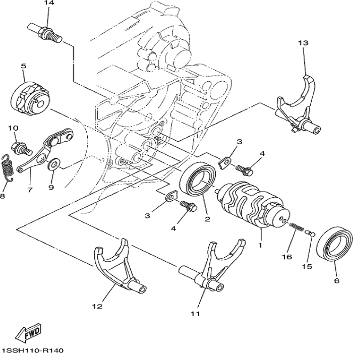 Bearing , 93306-90506 , Yamaha