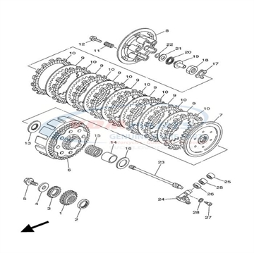 BRG, Cyl-cal roller 6G TM, Yamaha, 93315-11206