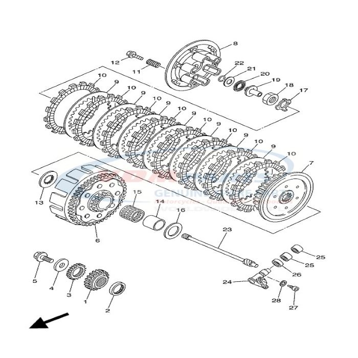 BRG, Cyl-cal roller 6G TM, Yamaha, 93315-11206