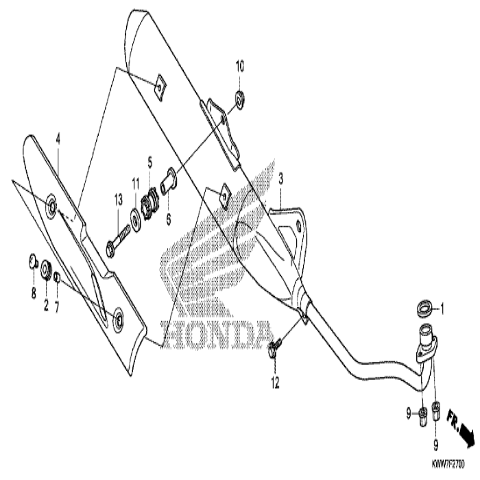 thumbnail image 2 of Genuine OEM Honda Flange Nut (8mm) – 94050-08000 2 of 4