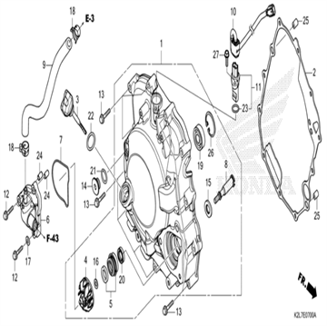 Pin, Knock 10x16, Honda, 94301-10160