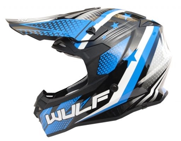 Wulfsport Hjelm - Iconic Blå
