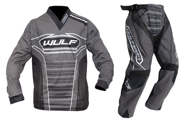Wulfsport Corsair Junior Crossbuks og bluse  - Sort 