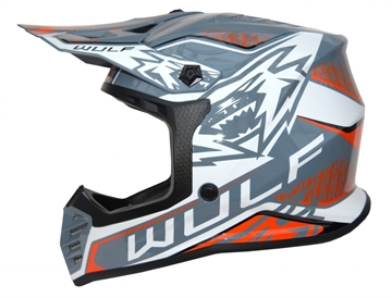 Wulfsport Junior Hjelm - Air-X - Orange 