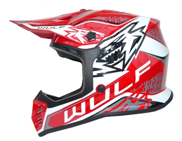 Wulfsport Junior Hjelm - Air-X - Rød