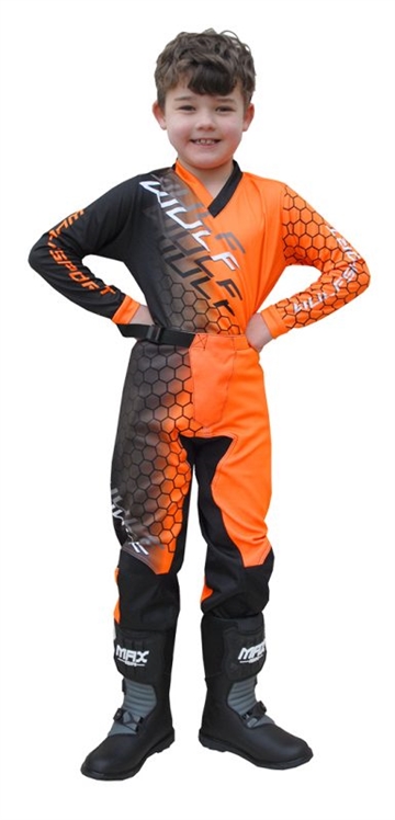 Wulfsport Connect Junior Crossbuks og bluse  - Orange