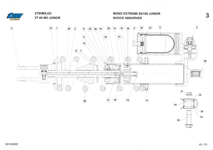 Mono Extreme 85/100 Junior Shock 