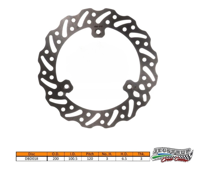 Bremseskive for Delta Braking Suzuki 85 RM/RM L årg. 02 - 04 