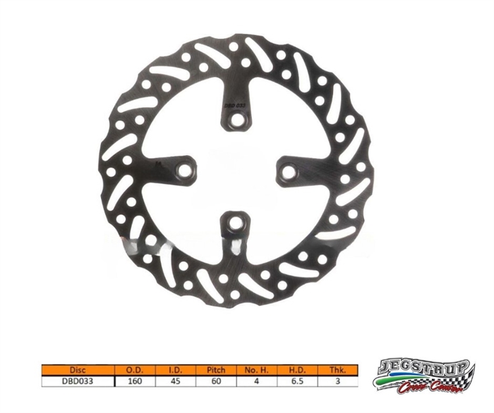 Bremseskive bag Delta Braking Gasgas 65 MC 2T årg. 21 - 22