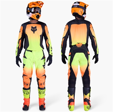 Fox 180 Shield Cross buks og Jersey  -Flo gul