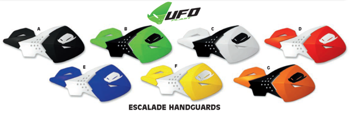 UFO Håndbeskytter Escalade - Sort/Hvid  - Billed A