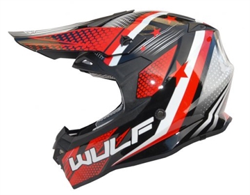 Wulfsport Hjelm - Iconic Rød
