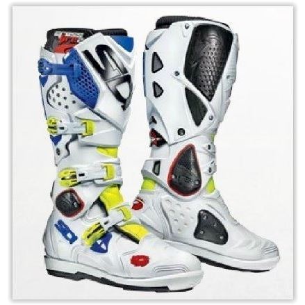 SIDI Crossfire 2 SRS  Flour / Hvid / blå