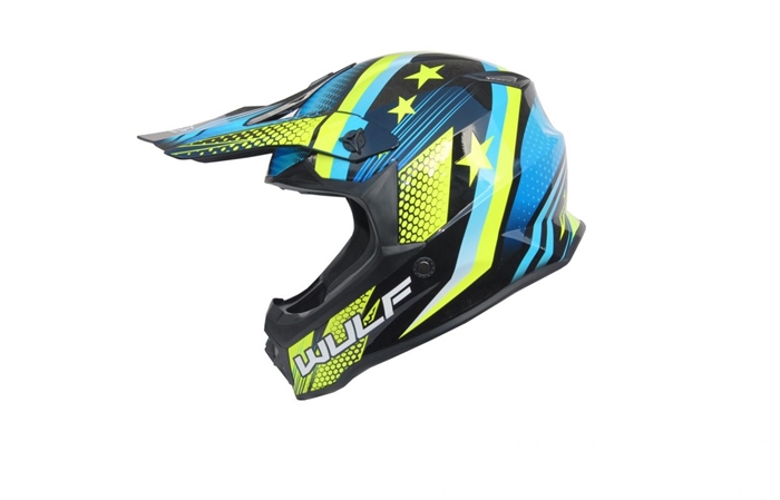 Wulfsport Junior Hjelm - Iconic Gul