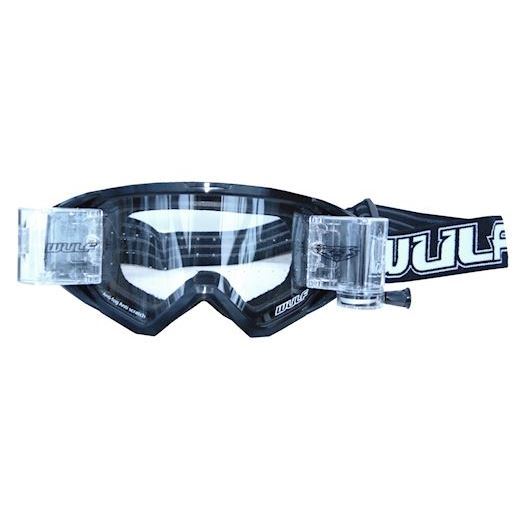 Wulfsport Roll Off Brille 36mm-  Sort 