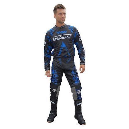 Wulfsport MAX V20 Race tøjsæt blå