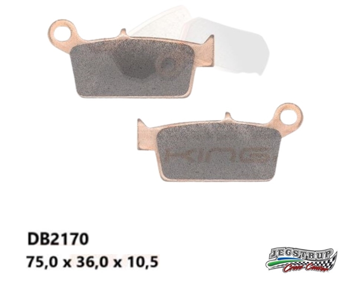 Bremseklodser baghjul - Honda 650 XR R årg. 00 - 08 - Delta Braking 