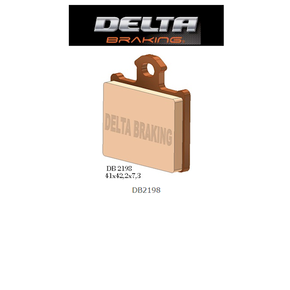 Delta bremsklods DB 2198