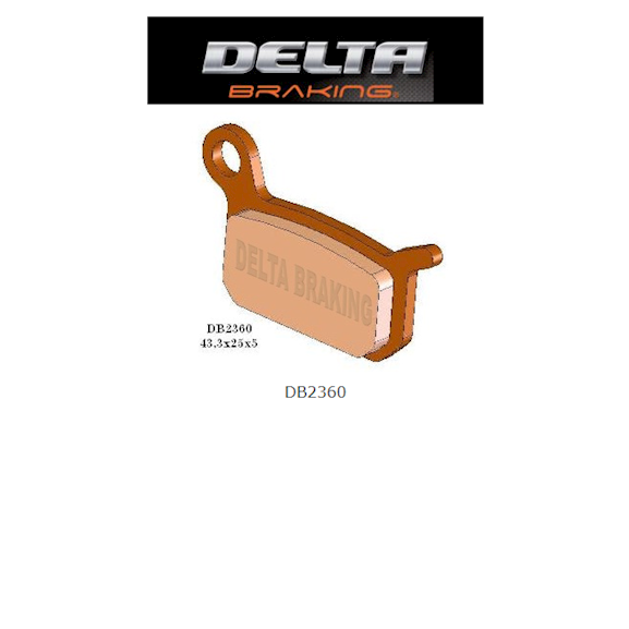 Delta bremsklods DB 2360