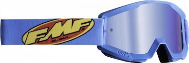 FMF Crossbrille Powercore - Blå med spejl-lens*