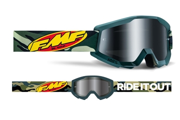 FMF Crossbrille Powercors - Camo med spejl-lens