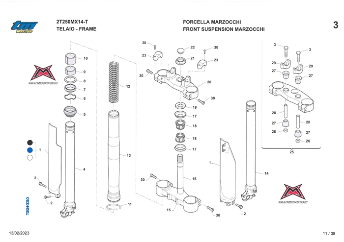 Forgaffel Marzocchi