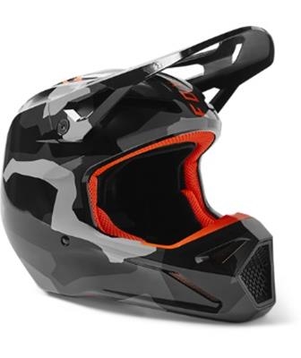 Fox V1 Bnkr Hjelm grå/camo 2XL 63-64CM*