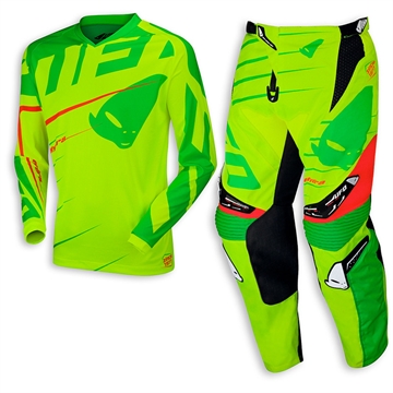 UFO Hydra Junior Cross buks str. 26"  + Cross shirt Str. XS  - Gul / Grøn