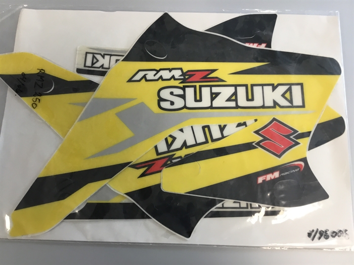 Stickers Suzuki RMZ 250 årgang 2004 - 2006